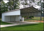 Leland Grove Illinois Utility Carports and Combo Carports
